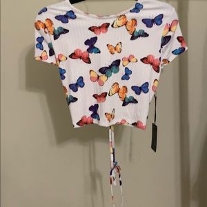 butterflies the back is open